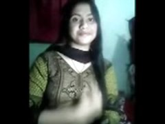 Cute indian school girl undressing showing boobs and pussy to bf